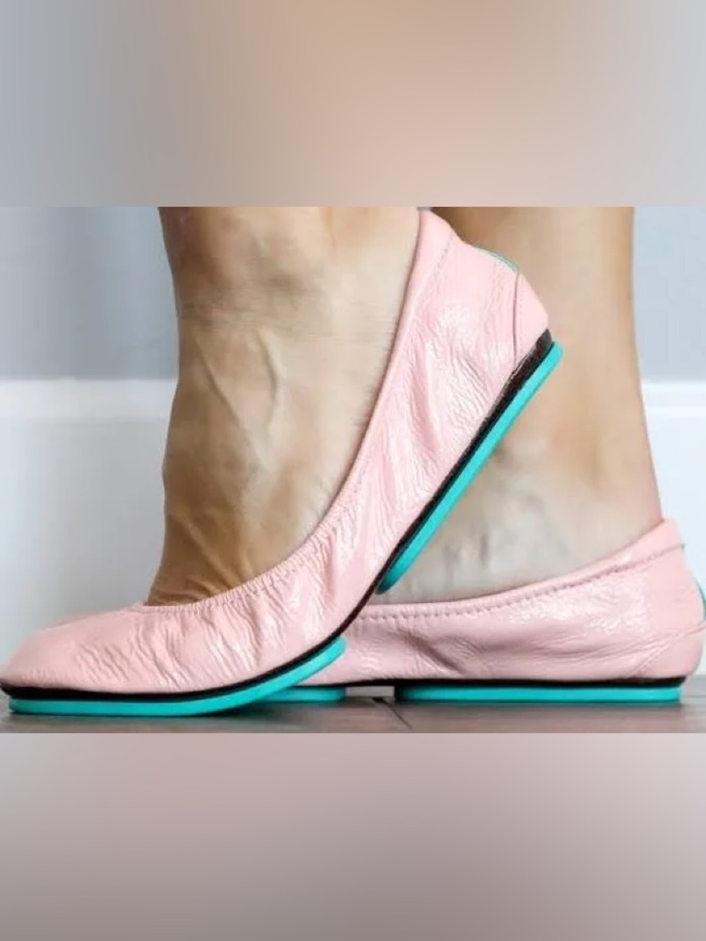 Pink Leather Tieks